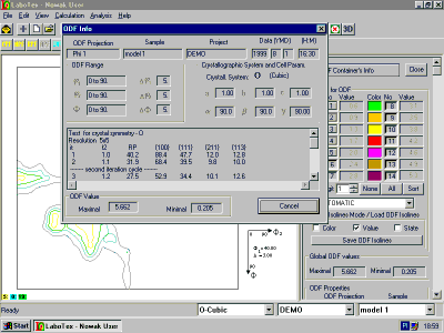 Orientations Analysis (xPFs & ODF)